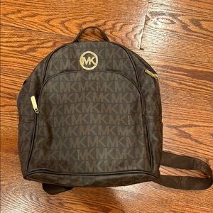 Michael Kors Brown Backpack